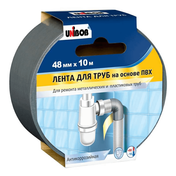 Клейкая лента Unibob для труб 48 мм х 10 м