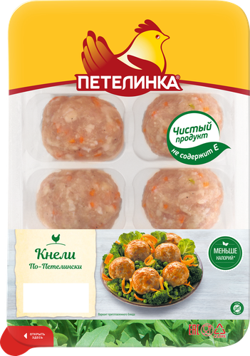 

Кнели куриные Петелинка По-петелински охлажденный 320 г