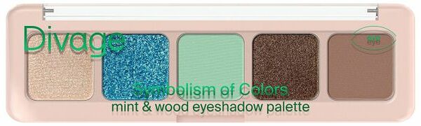 DIVAGE Палетка теней для век Colors Mint&Wood