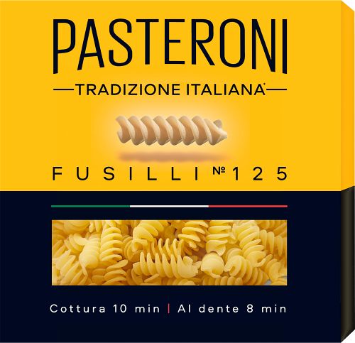 Макароны Pasteroni Спиральки №125 800 г