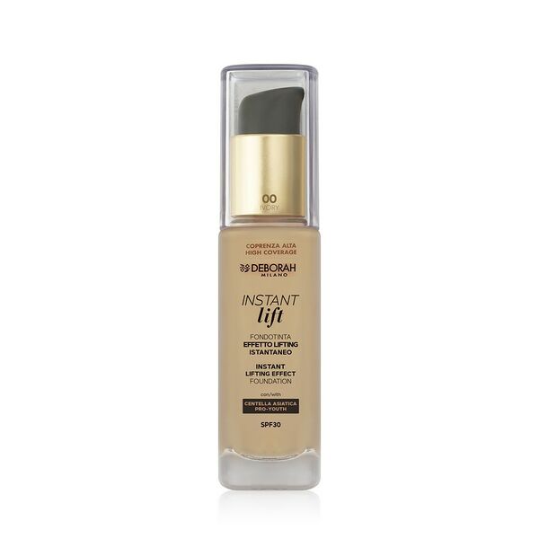 Тональная основа-лифтинг Deborah Milano Instant Lift Effect SPF30 тон 00 Слоновая кость 30 мл