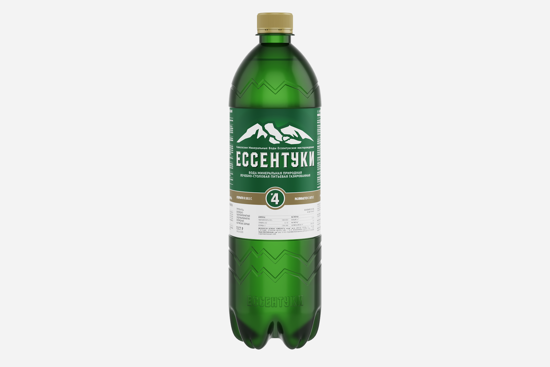 

Вода минеральная Ессентуки №4 газированная 1 л
