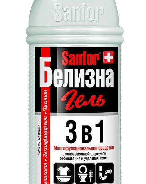 Средство чистящее Sanfor 3 в 1 Белизна