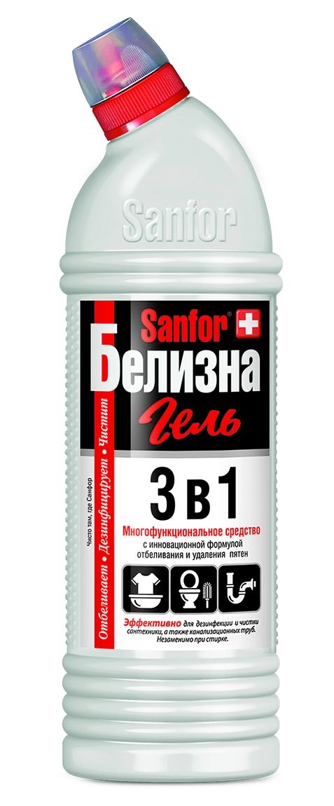 

Средство чистящее Sanfor 3 в 1 Белизна 1 л