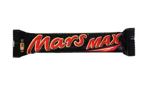 Mars Max шоколадный батончик с карамелью и нугой, 81 г