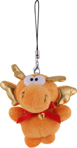 

Брелок Homeclub Дракон с бантиком 6 см, текстиль, в ассортименте