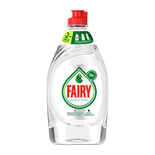 Средство для мытья посуды Fairy Pure&clean, 450мл
