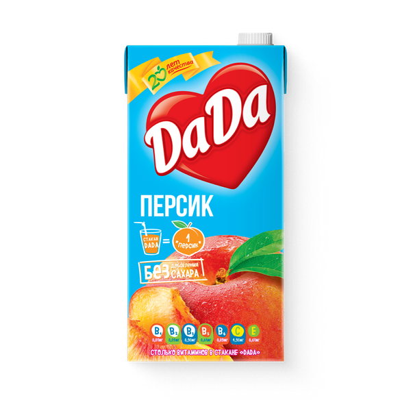 Нектар DaDa персик 1.9 л