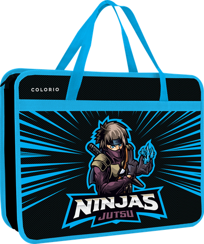 

Папка для тетрадей COLORIO А4, на молнии, в ассортименте