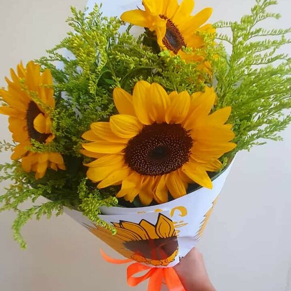 Букет подсолнухов