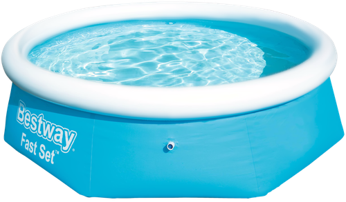 

Бассейн с надувным бортом Bestway Fast Set, 2100л 244х66см