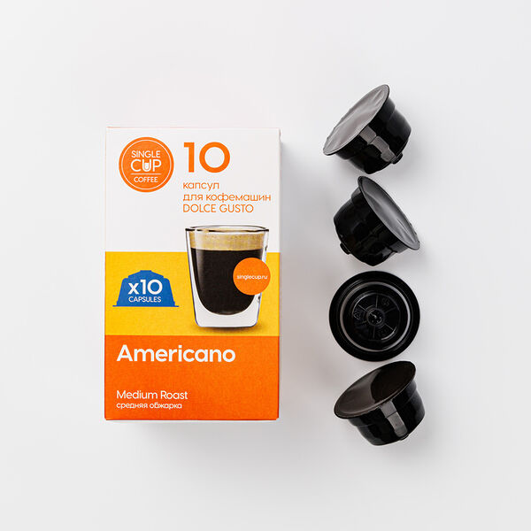 Кофе в капсулах Dolce Gusto Americano, 10 штук