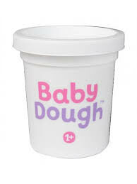 Тесто для лепки в баночке BabyDough белый 100г BD015
