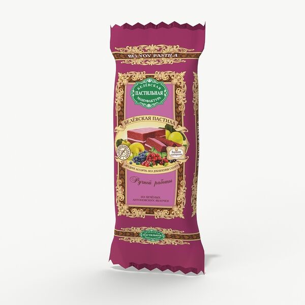 Пастила яблочная Белёвская пастильная мануфактура Ягодное ассорти, без сахара