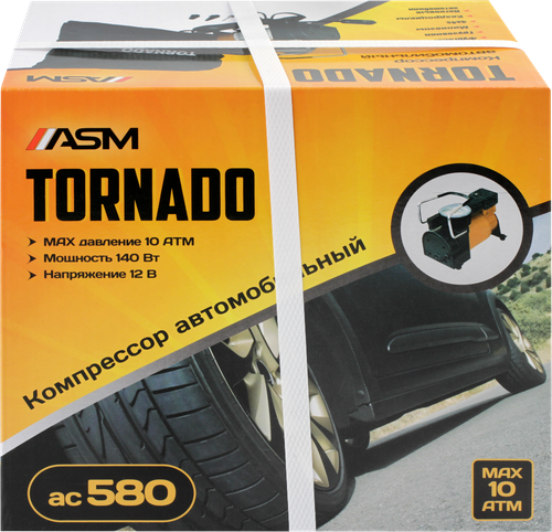 

Компрессор автомобильный АC-580 ТМ Tornado (Торнадо)