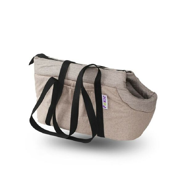 Сумка-переноска для животных FOXIE Dream Classic 30x20x20см бежевая