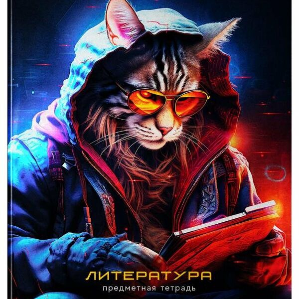 Тетрадь предметная BG Мир будущего Литература линейка А5, 48 л