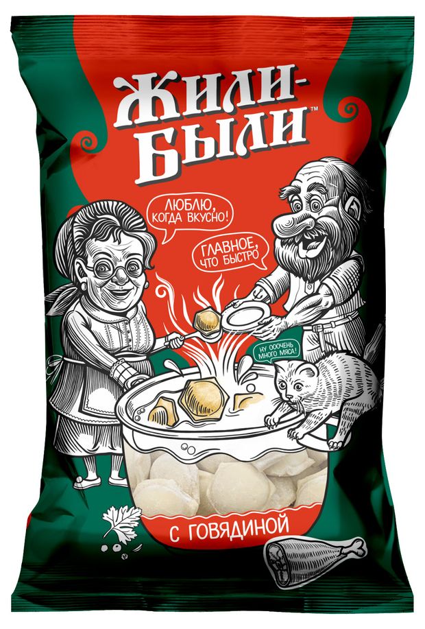 

Пельмени Жили-Были с говядиной 800 г