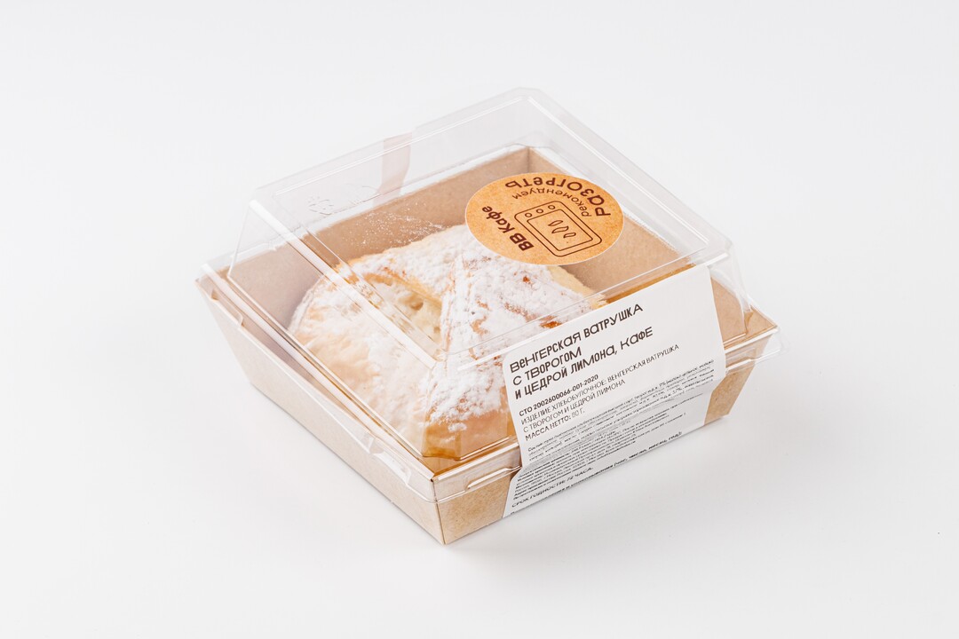 

Венгерская ватрушка ВкусВилл с творогом и цедрой лимона 80 г