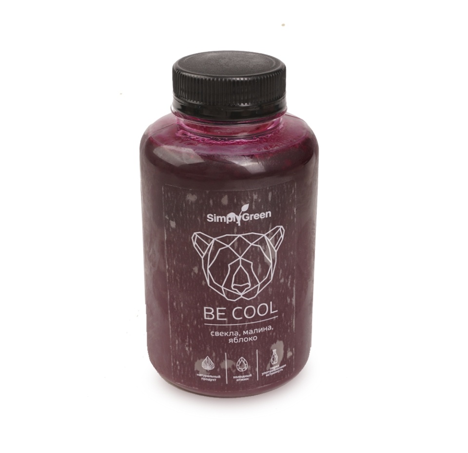 

Сок SimplyGreen Be Cool свежевыжатый свёкла, яблоко, малина 300 мл