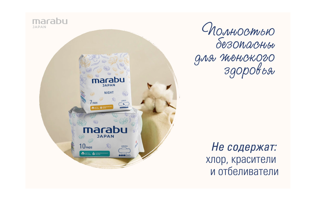 

Прокладки гигиенические Marabu Normal Plus Ультратонкие 260 мм