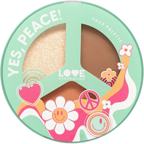 Палетка для лица Love Generation Yes Peace! Тон 03