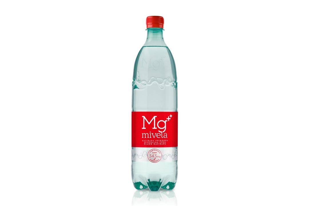 

Вода минеральная Mg Mivela лечебно-столовая слабогазированная 1 л