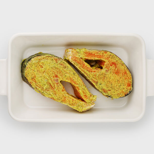 Форель стейк в сливочном соусе с травами зам., 450 г Продукт замороженный