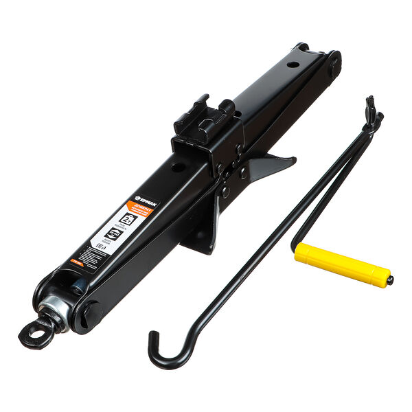 Ермак домкрат механический ромбический 2 т, высота подъема 98-442мм