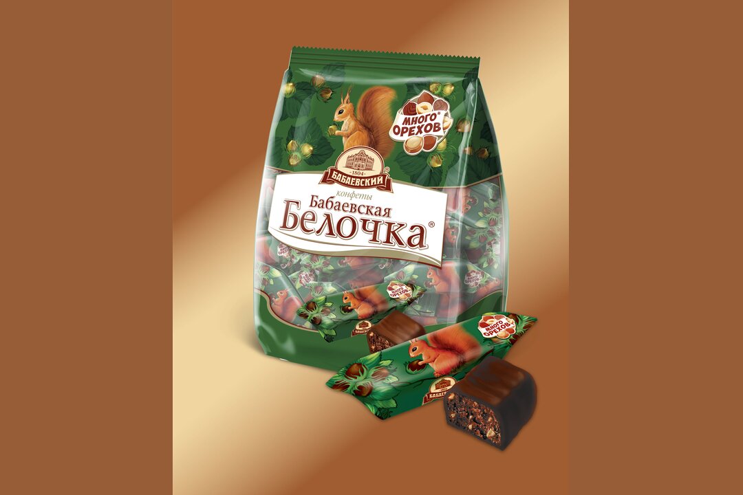 

Конфеты Бабаевский шоколадные Белочка 200 г