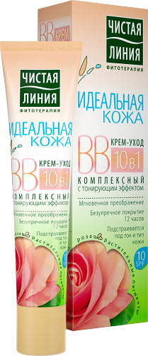 BB-крем Чистая Линия Идеальная кожа для лица 10 в 1 мгновенное преображение 40 мл