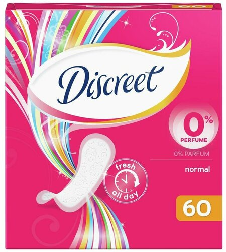 

Discreet Normal прокладки ежедневные 60 шт