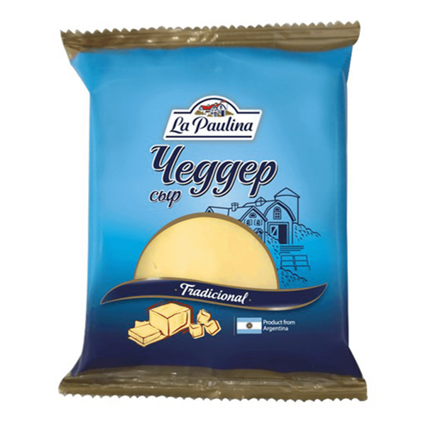 Сыр твердый La Paulina Чеддер 48% БЗМЖ