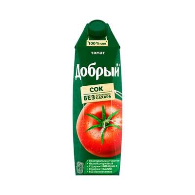 Сок Добрый томат с солью 