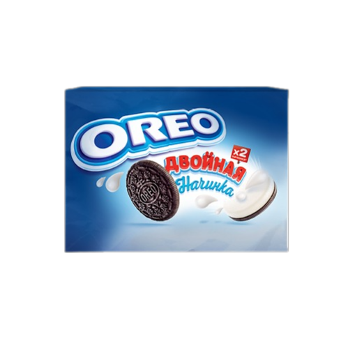Печенье Oreo с какао и двойной начинкой с ванильным вкусом, 170 г