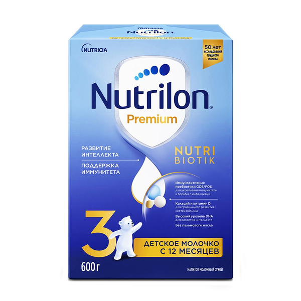 Смесь молочная Nutrilon Premium 3 с 12 месяцев