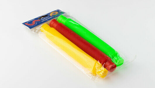 Трубочки-антистресс, 3 шт.