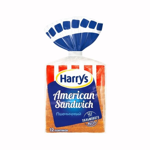 Хлеб Harry's American Sandwich пшеничный, 470 г
