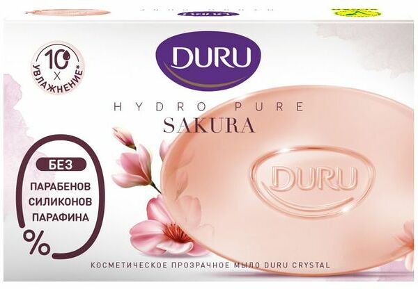 Мыло Duru Hydro Pure Sakura Лепестки сакуры 106 г