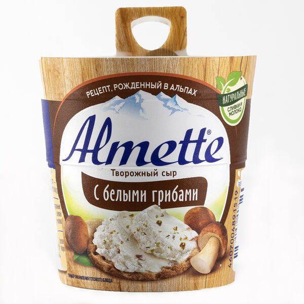 Сыр творожный Almette с белыми грибами, 150 г