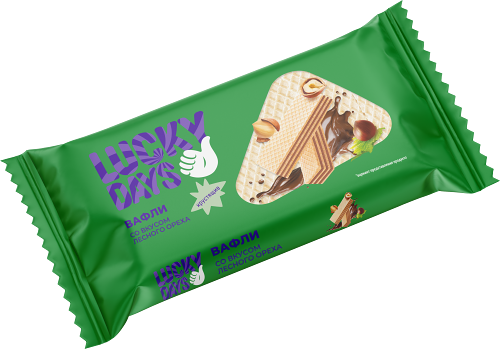 Вафли Lucky Days Лесной орех 200 г