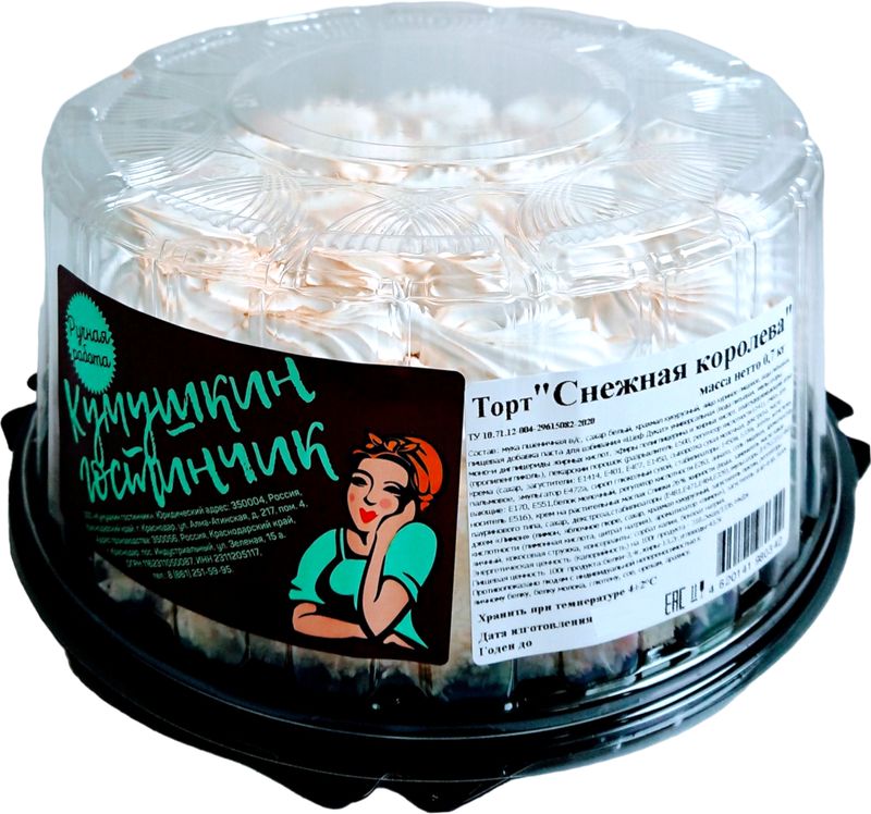 

Торт Кумушкин Гостинчик Снежная Королева, 700 г