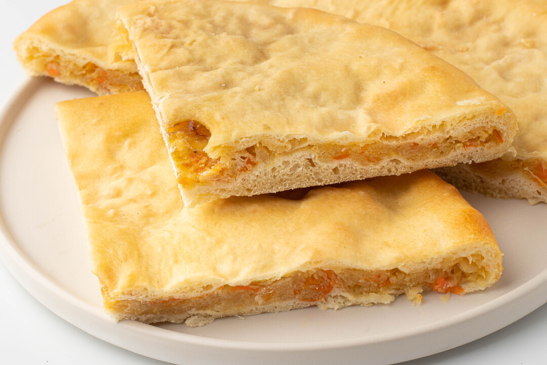 

Пирог осетинский c капустой, заморозка Продукт замороженный 400 г