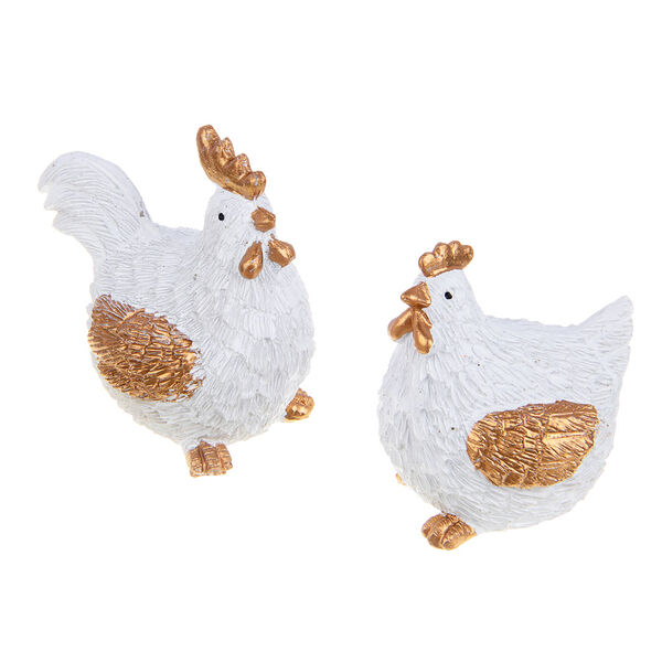 Ladecor фигурка в виде курочки, полистоун, 6,5 см., арт 1, 2 дизайна