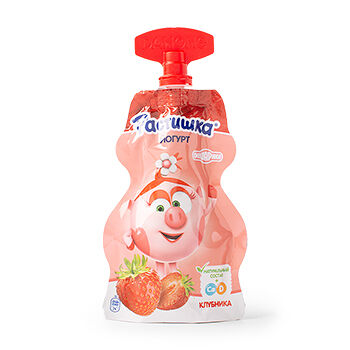 Йогурт Растишка обогащенный клубника 2,6% 70 г