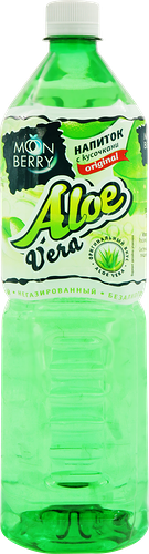 Напиток Moonberry с кусочками алоэ негазированный 1.5 л
