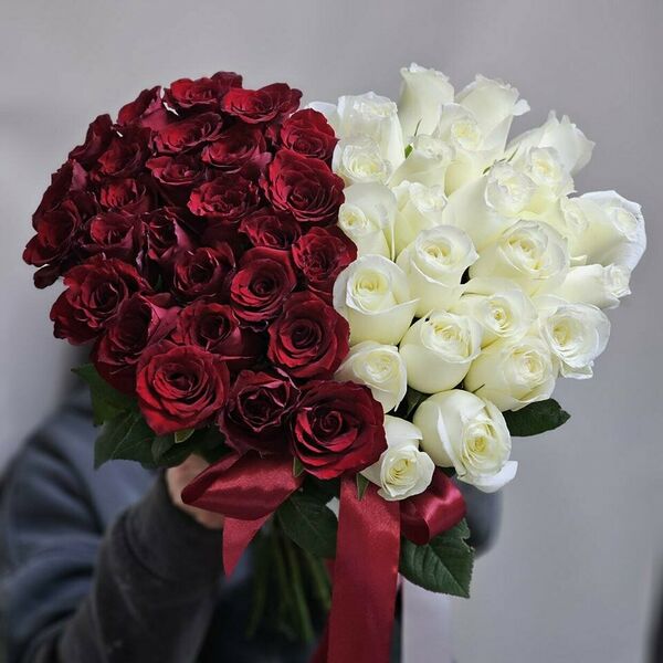 Букет сердце