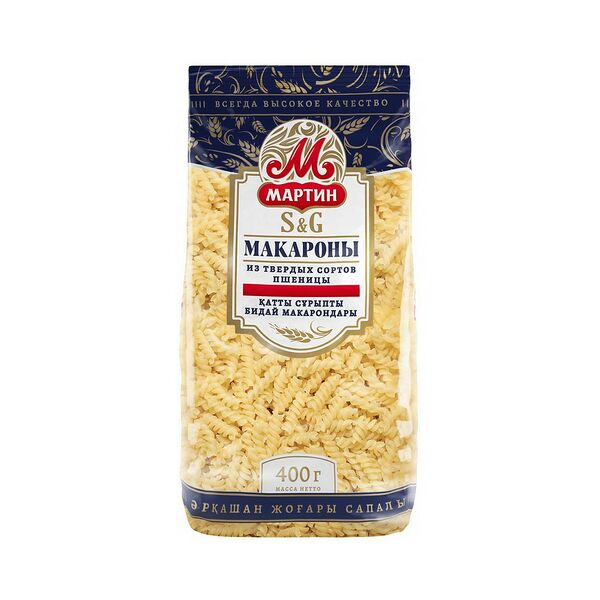 Макаронные изделия Спираль №1 Мартин (400гр.) гр. А