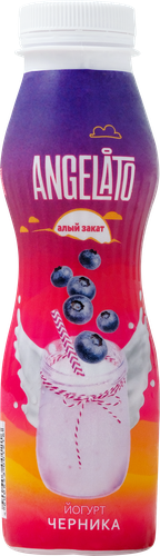 

Йогурт питьевой Angelato черника 2.5% 270 г