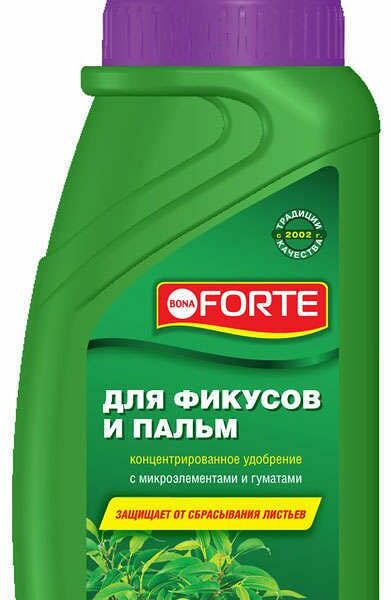 Удобрение для фикусов и пальм Bona Forte Здоровье